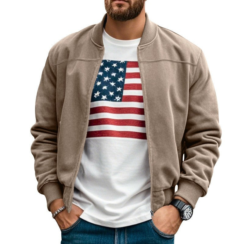 Men's bomber jacket with modern cut and practical pockets Lisslune