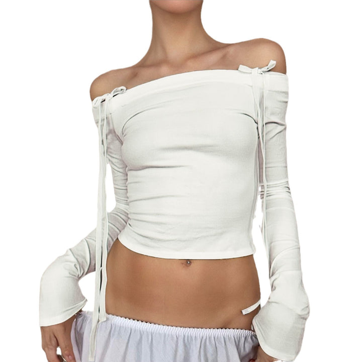 Ladies elegant choker with floral details and satin ribbon Lisslune