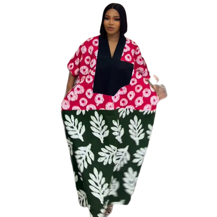 Women's maxi dress with floral patterns Lisslune