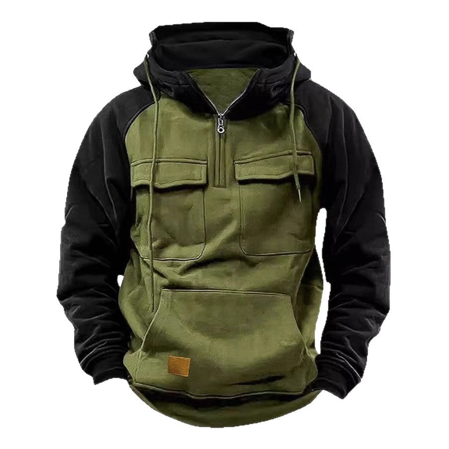 Men's stylish hoodie with functional pockets Lisslune