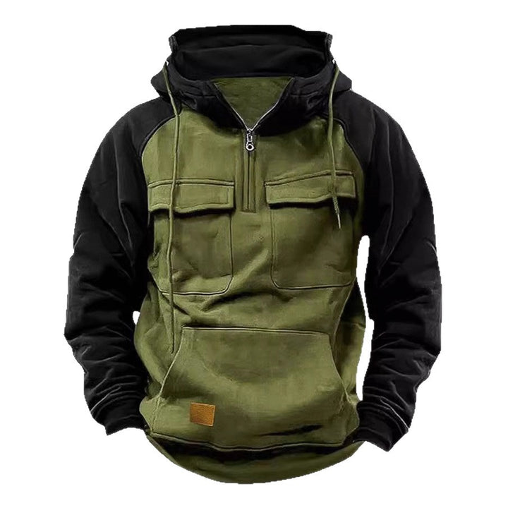 Men's stylish hoodie with functional pockets Lisslune