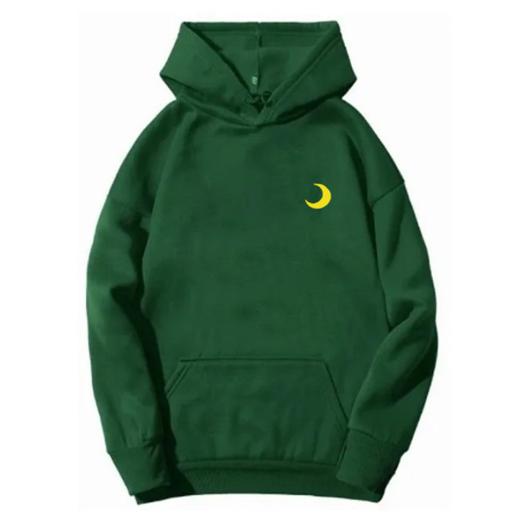 Women's hoodie with cute moon motif Lisslune