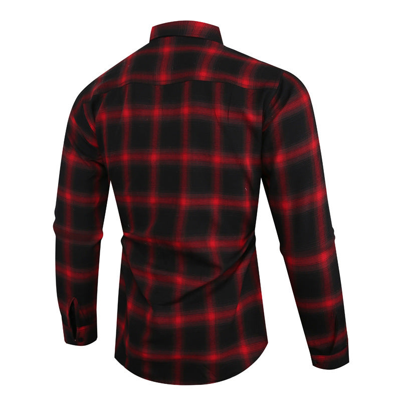 Men's Checked Shirt Lisslune