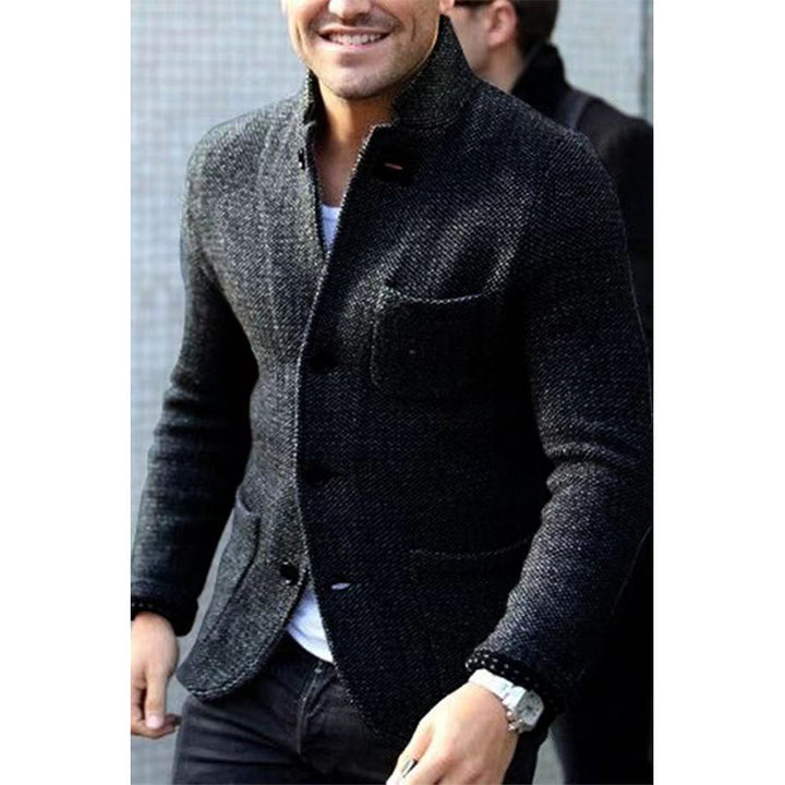 Men's Casual Chic Knit Blazer Lisslune
