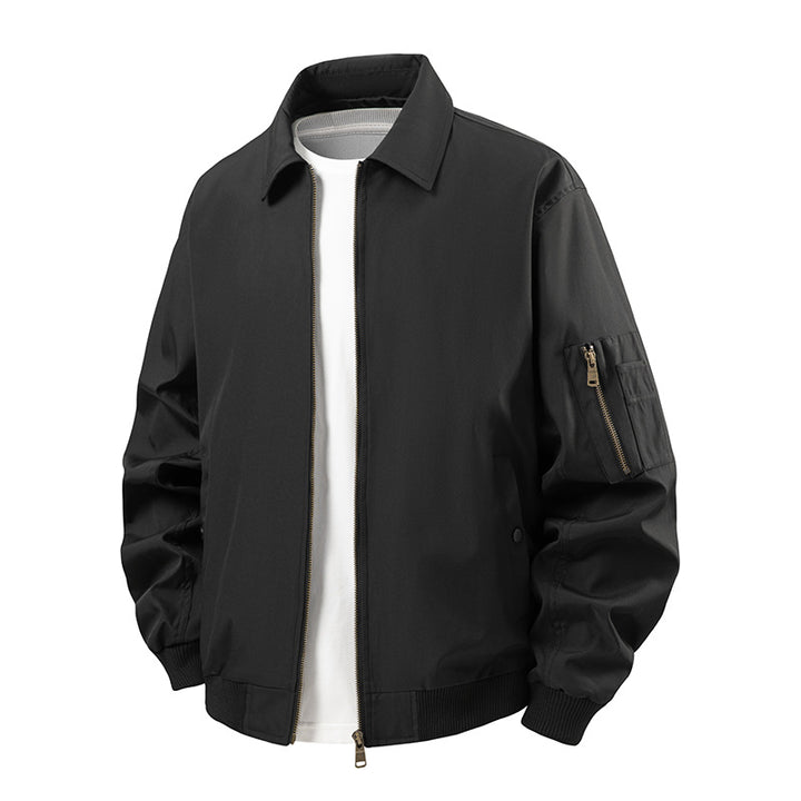 Men's sporty bomber jacket with practical zip pockets Lisslune