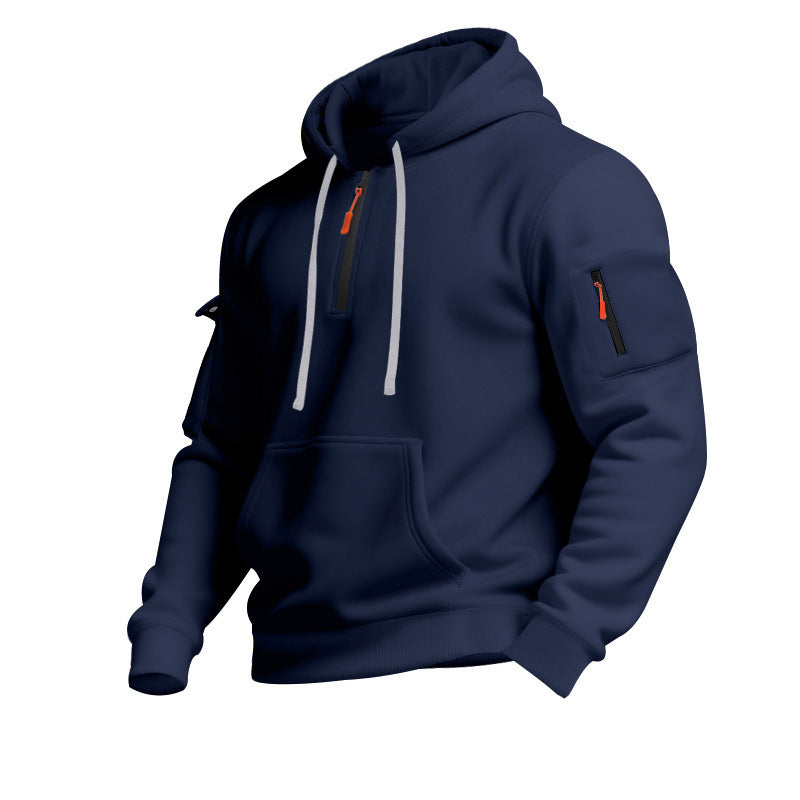 Men's sweatshirt with functional pockets Lisslune