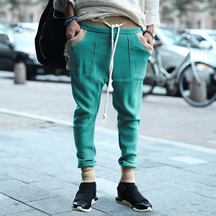 Men's comfortable casual jogging pants with side pockets and elastic waistband Lisslune