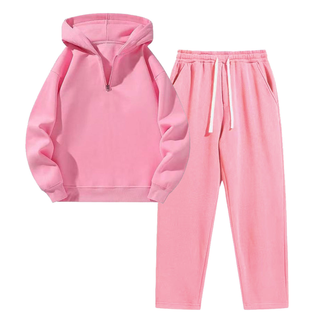 Women's sporty hoodie set with practical zip jacket and comfortable jogging pants Lisslune