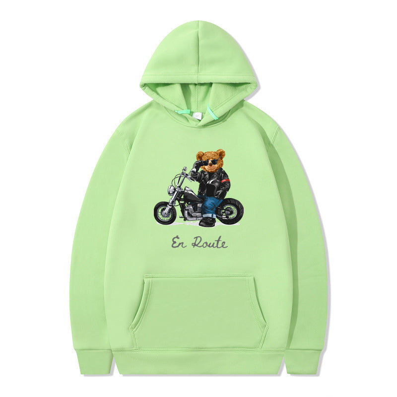 Women's hoodie with unique bear design and casual fit Lisslune