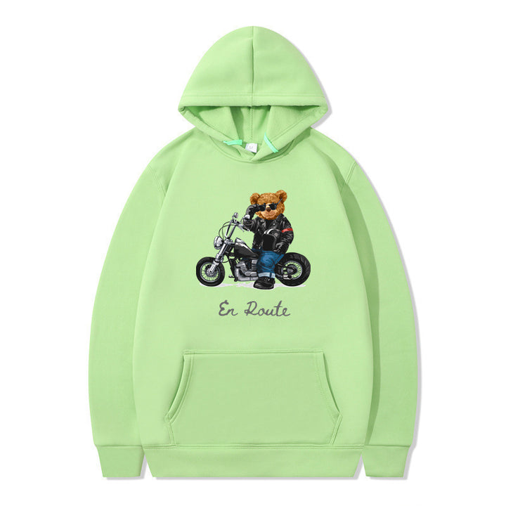 Women's hoodie with unique bear design and casual fit Lisslune