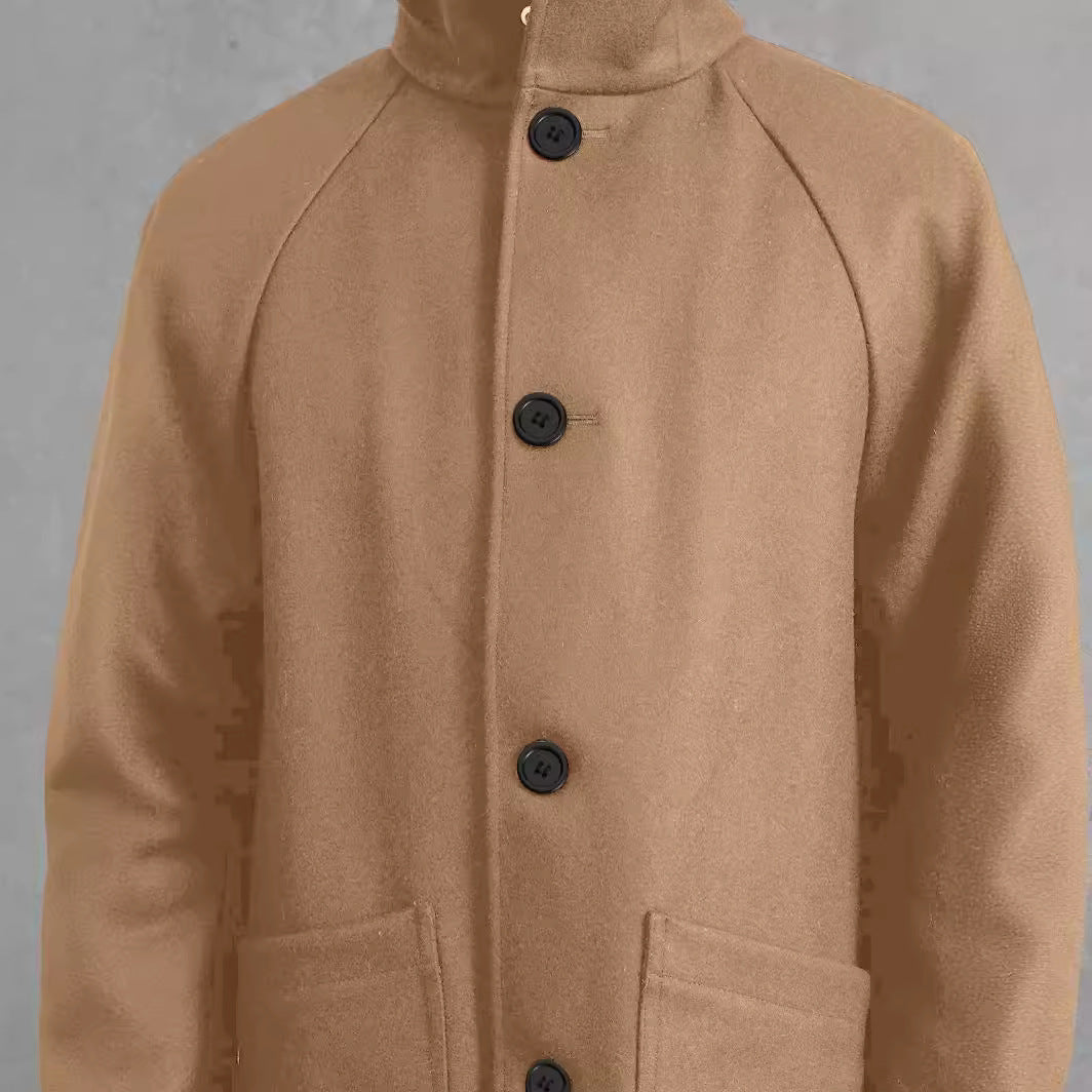 Men's casual hooded coat with comfortable pockets and warm lining Lisslune