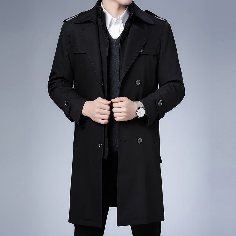 Men's Elegant Trench Coat Lisslune