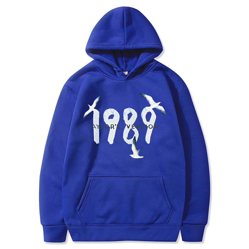 Women's hooded sweatshirt with creative bird design and high-quality cotton Lisslune