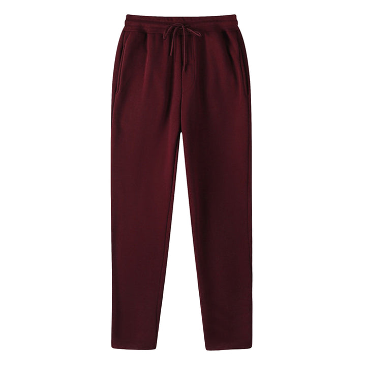 Men's sporty casual pants with elastic waistband and practical side pockets Lisslune