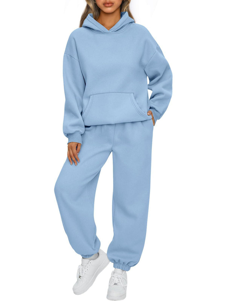 Women’s cozy hooded sweatshirt set Lisslune