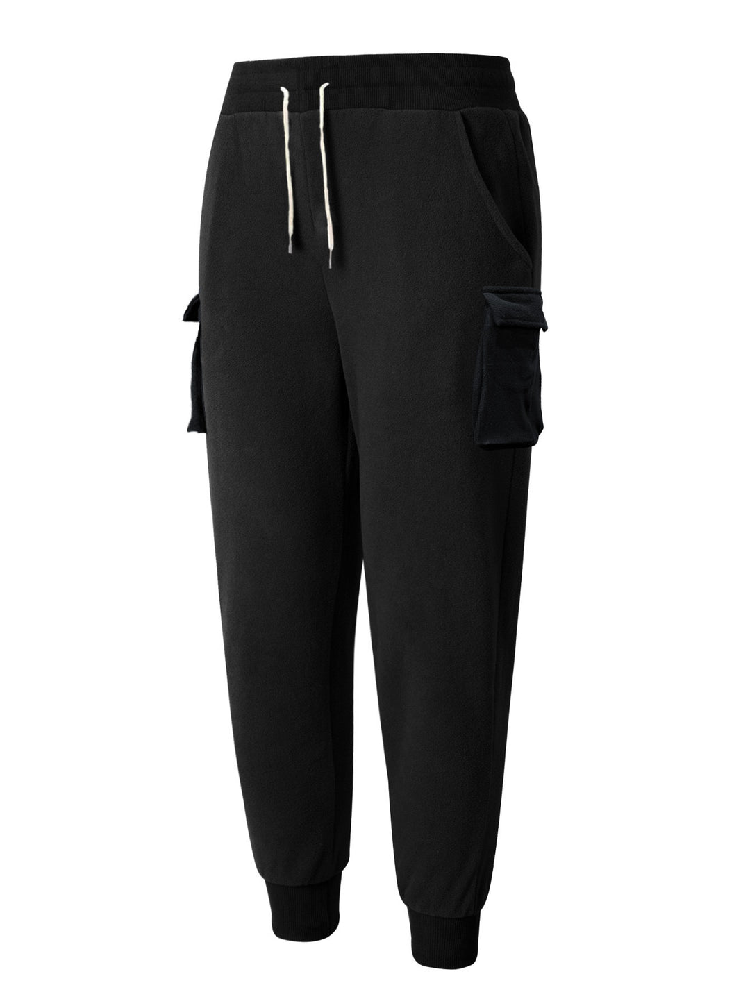 Men's comfortable cargo pants with side pockets and elastic waistband Lisslune