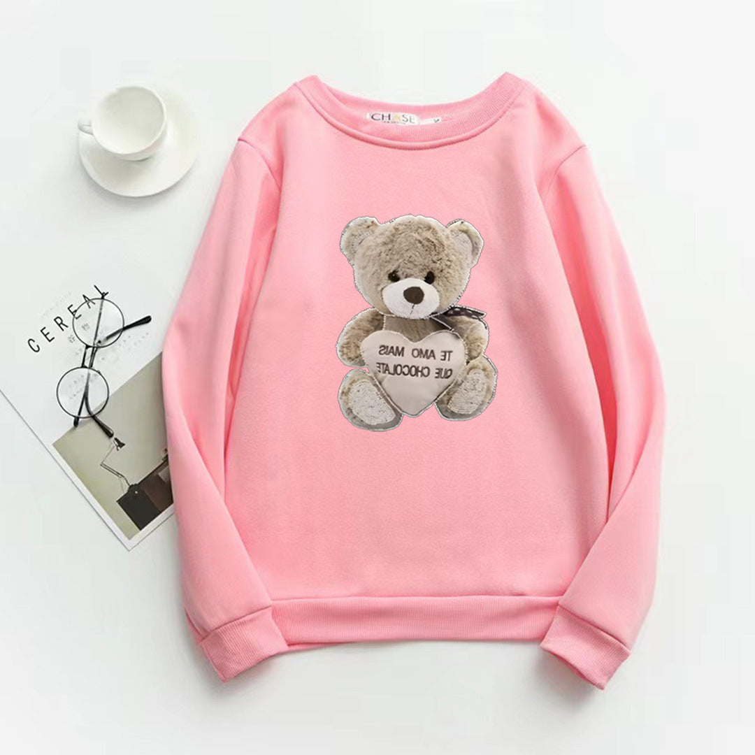 Women's sweatshirt with embroidered bear motif Lisslune