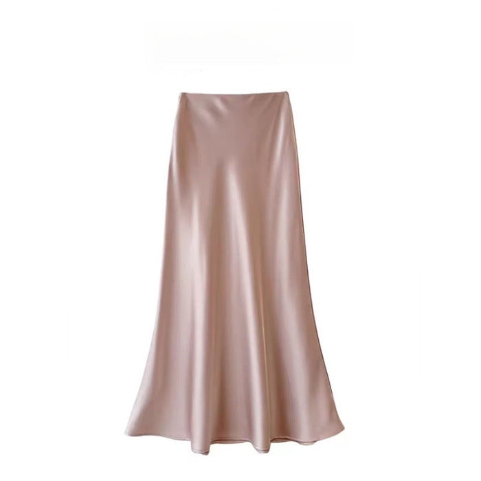 Ladies Elegant Maxi Skirt made of high-quality flowing material with a wide cut Lisslune