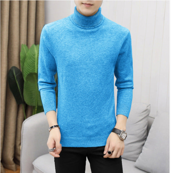Men's turtleneck sweater made of high-quality cotton Lisslune