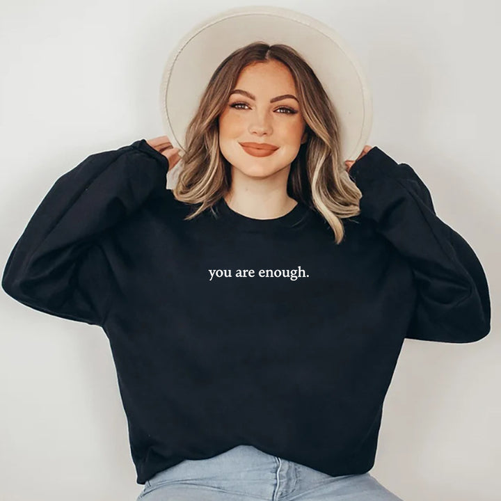 Women's sweatshirt with inspiring lettering Lisslune
