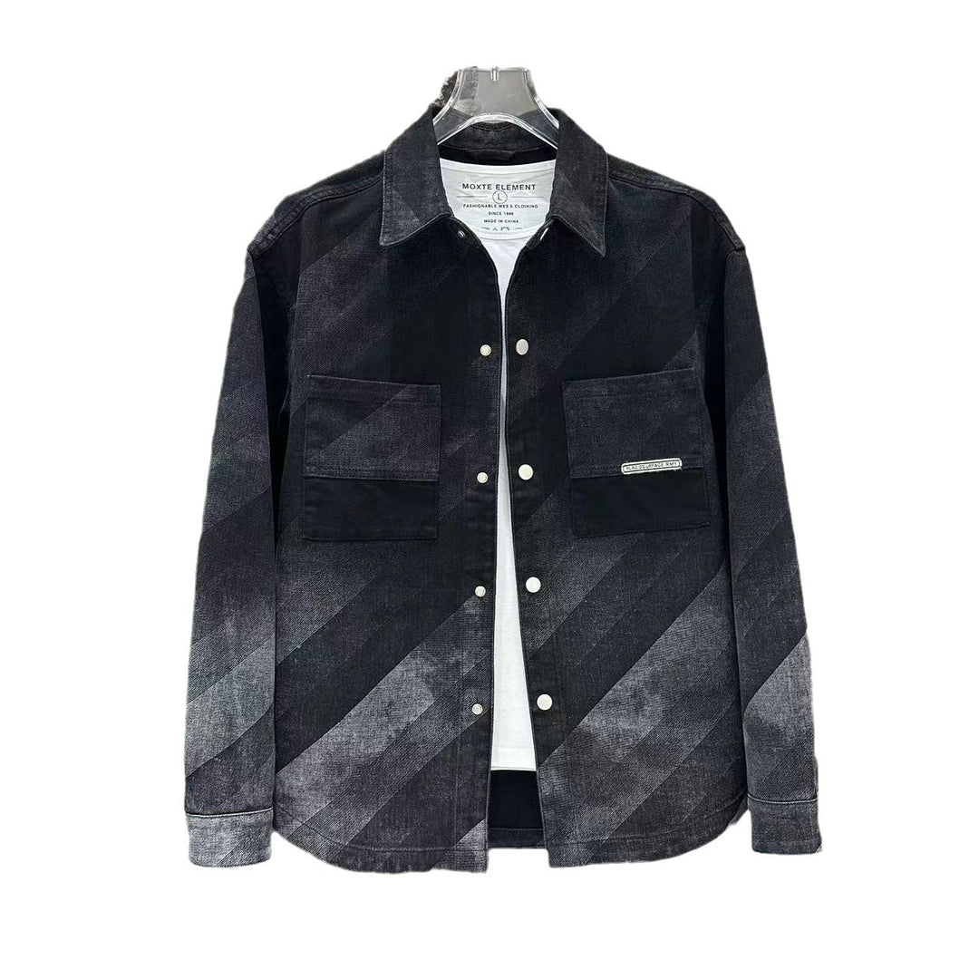 Men's Casual Shirt Jacket with Practical Pockets Lisslune