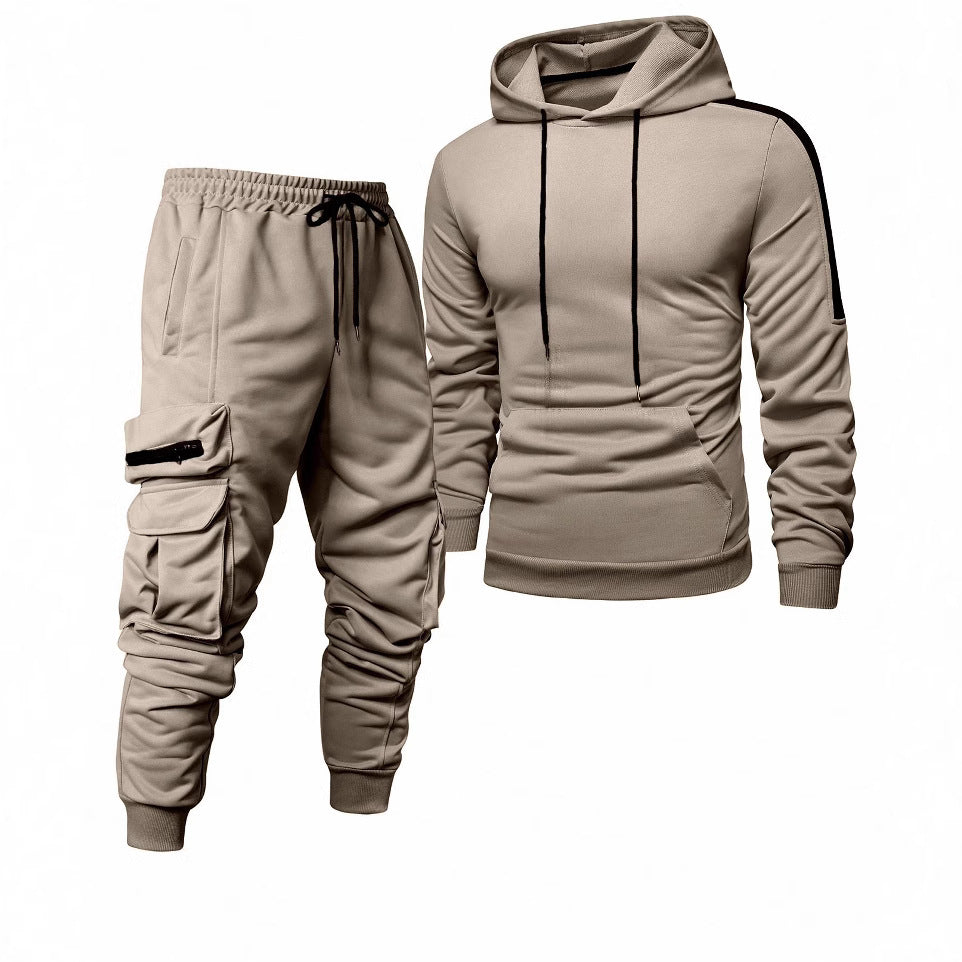 Men's Leisure Suit with Practical Pockets Lisslune
