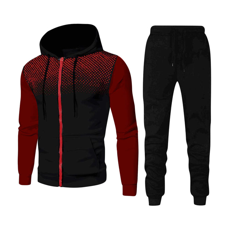 Men's Sporty Hoodie and Jogging Pants Set Lisslune