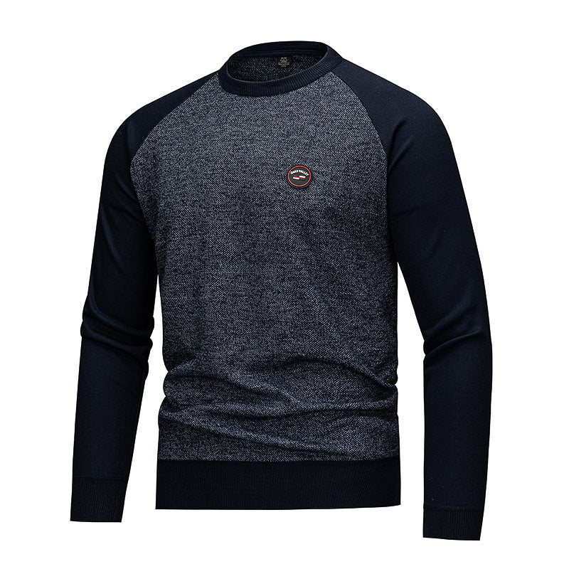Men's Stylish Sweat Pullover with Raglan Sleeves Lisslune