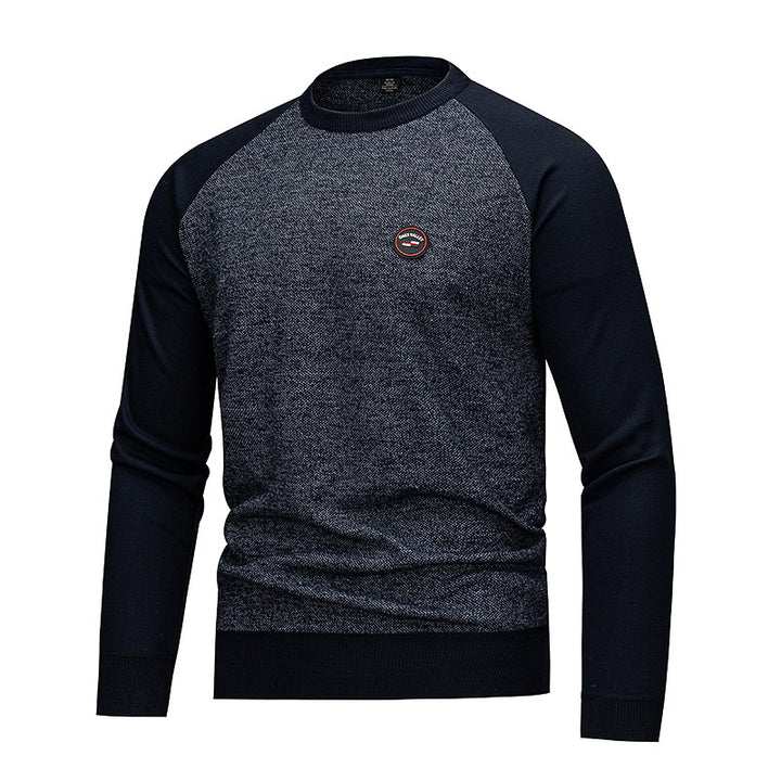 Men's Stylish Sweat Pullover with Raglan Sleeves Lisslune