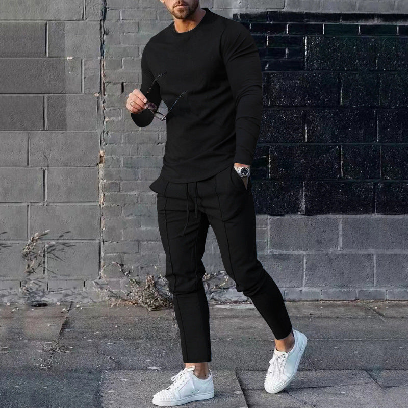 Men's sporty sweatshirt and jogger set Lisslune