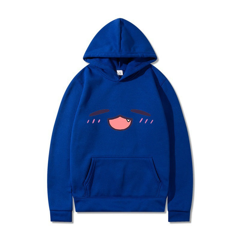 Women's hoodie with cheerful cartoon face and comfortable fit Lisslune