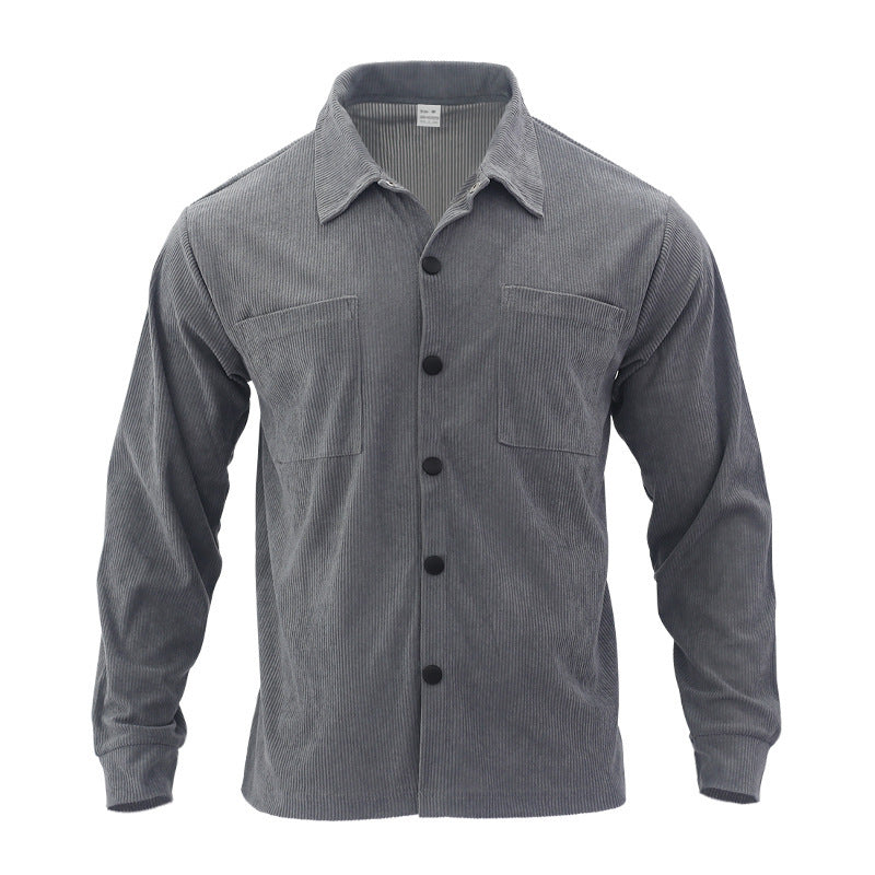 Men's checkered cotton jacket in a casual cut with practical pockets Lisslune