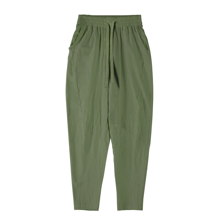 Men's lightweight leisure pants with elastic waistband and practical side pockets Lisslune