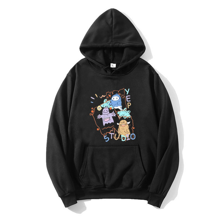 Women's hoodie with playful cartoon design Lisslune