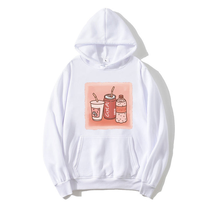 Women’s hoodie with inspiring drink motif Lisslune