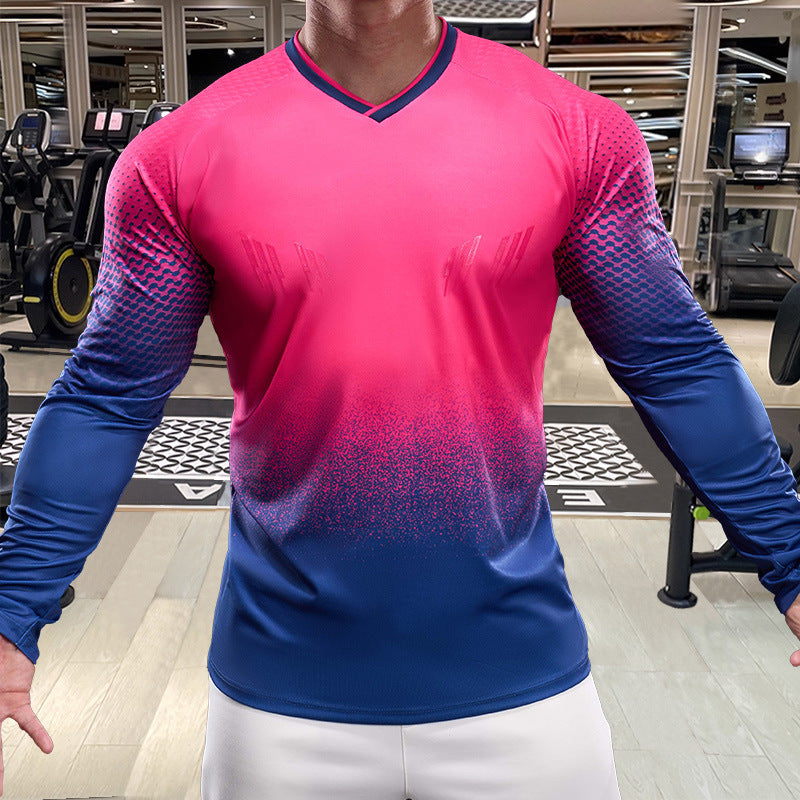 Men's Sporty Long-Sleeve Shirt with Breathable Mesh Inserts Lisslune