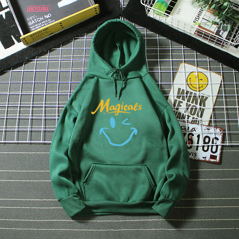 Women's hoodie with casual smiley design Lisslune