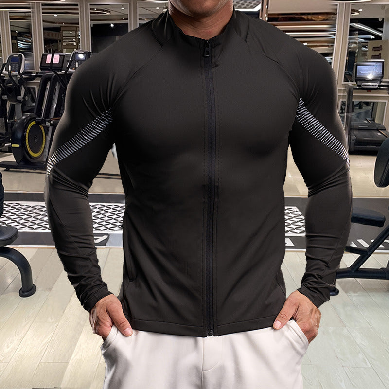 Men's Long-Sleeved Sports Top with Optimized Breathability Lisslune
