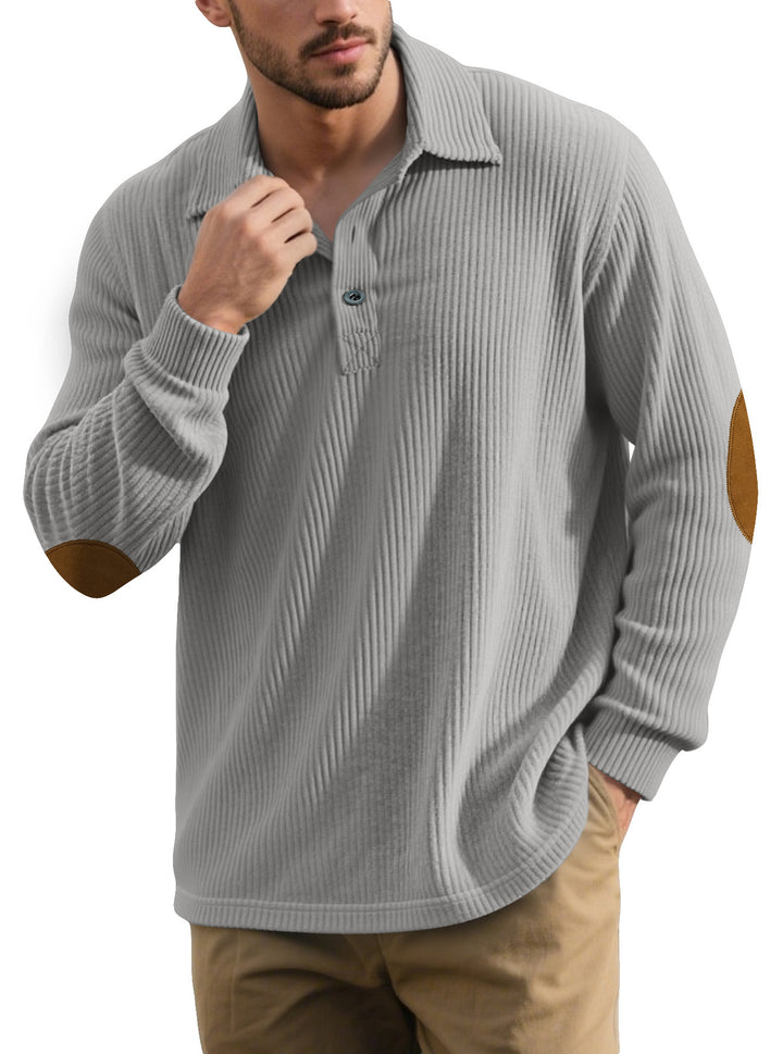 Men's Long Sleeve Polo Shirt Lisslune