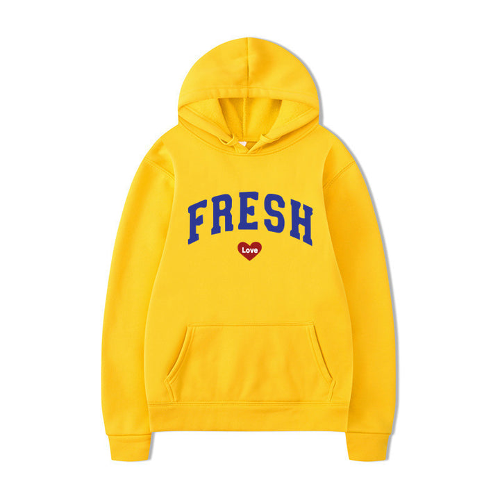 Women's hoodie with playful lettering and soft inner fleece Lisslune