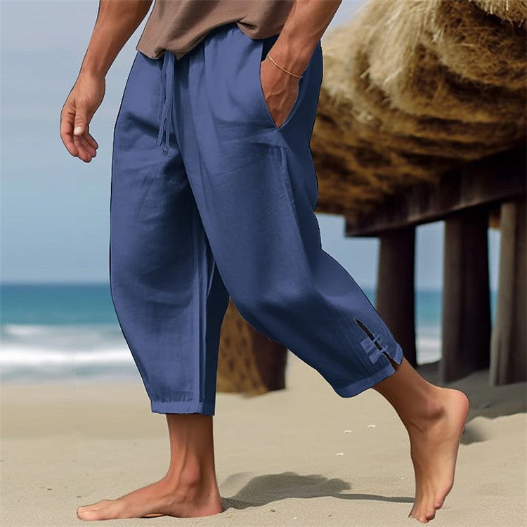 Men's Casual Linen Pants Lisslune