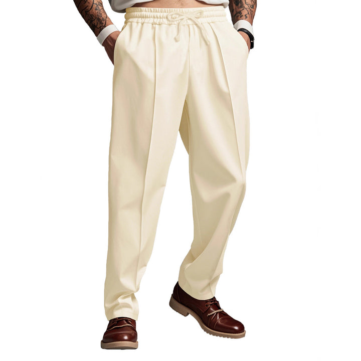 Men's sporty jogging pants with elastic waistband and functional side pockets Lisslune