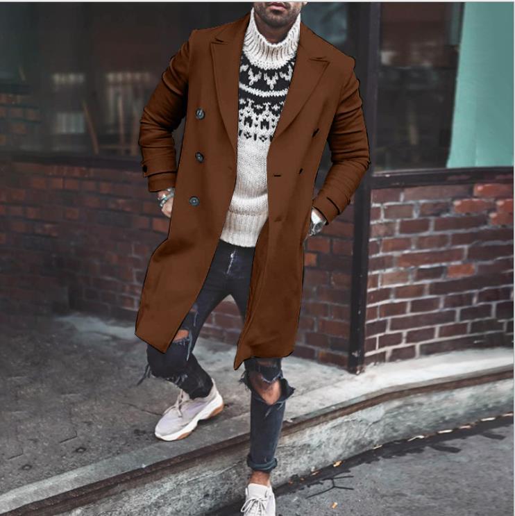 Men's elegant long coat Lisslune
