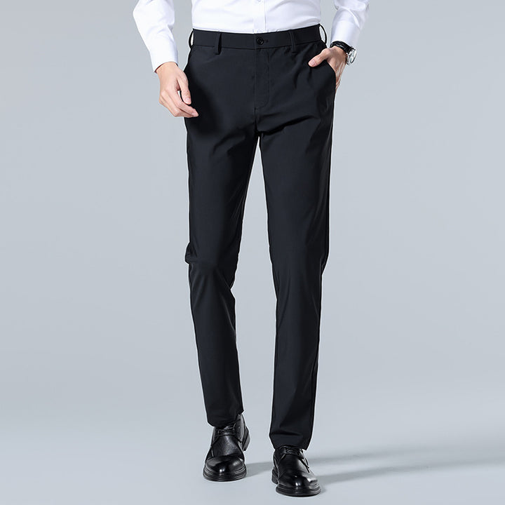 Men's Elegant Slim-Fit Suit Trousers Lisslune