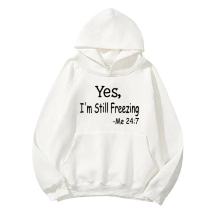 Women's hoodie with motivational quote and comfortable fit Lisslune