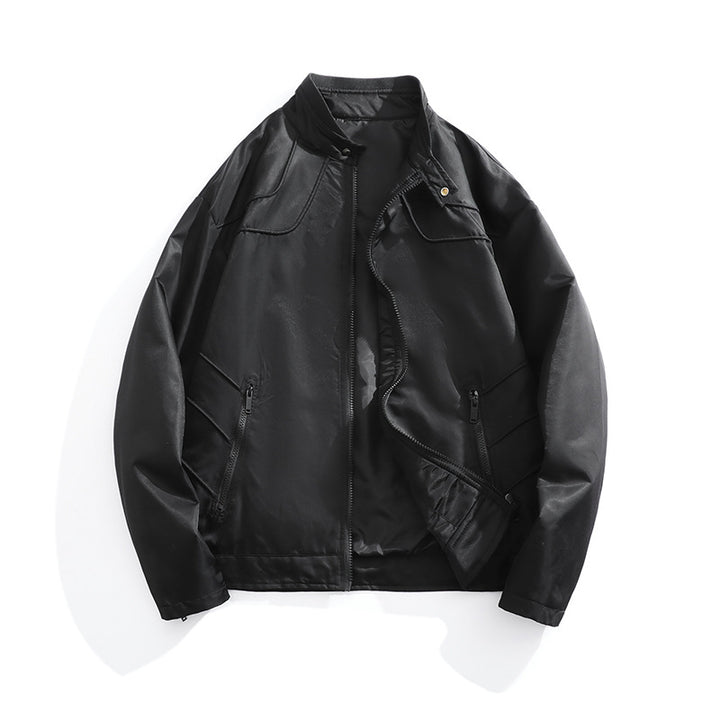 Men's biker jacket with practical pockets and breathable properties Lisslune