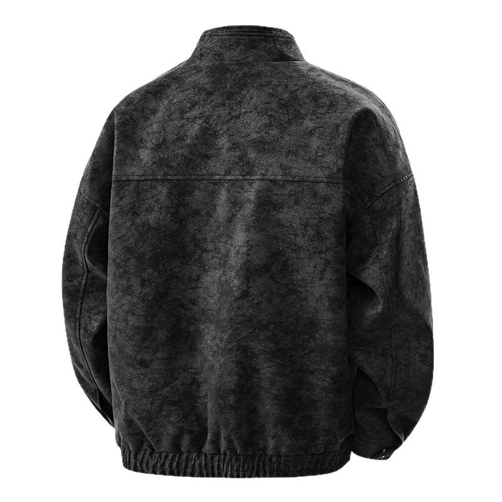 Men's transitional jacket with two chest pockets and high collar Lisslune