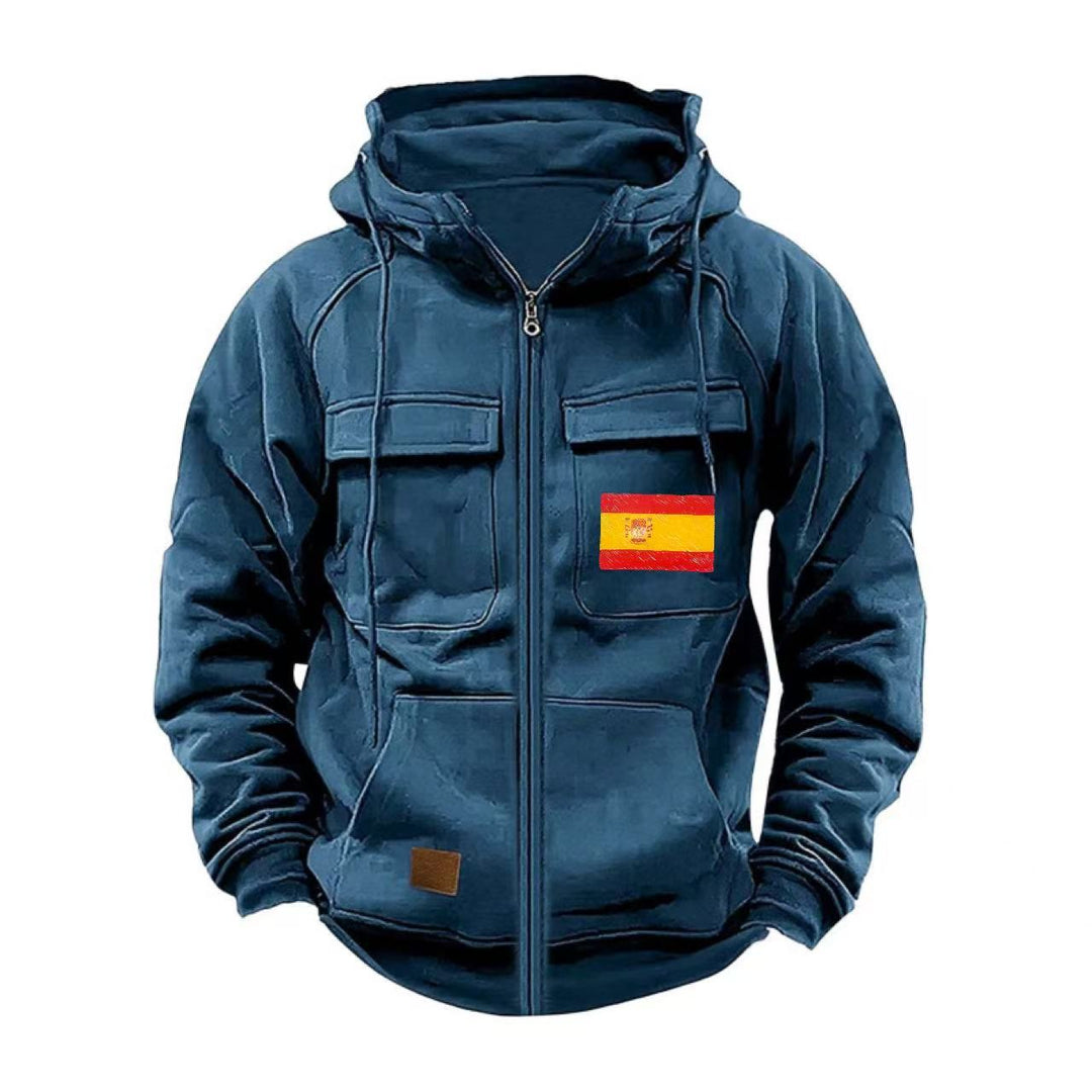 Men's functional jacket with multiple pockets Lisslune