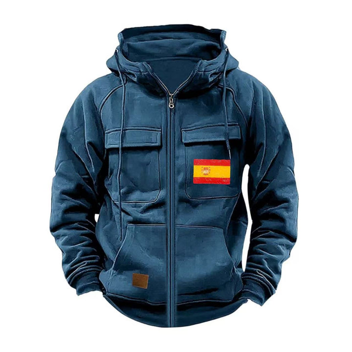 Men's functional jacket with multiple pockets Lisslune