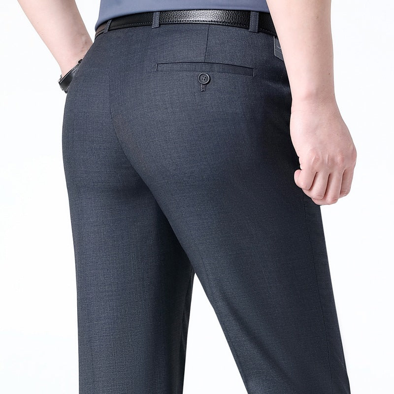 Men's elegant suit trousers made from high-quality wool blend Lisslune